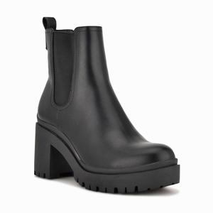 Nine West Quies Chelsea Heeled Enkellaarsjes Zwart Nederland | WPA-483107